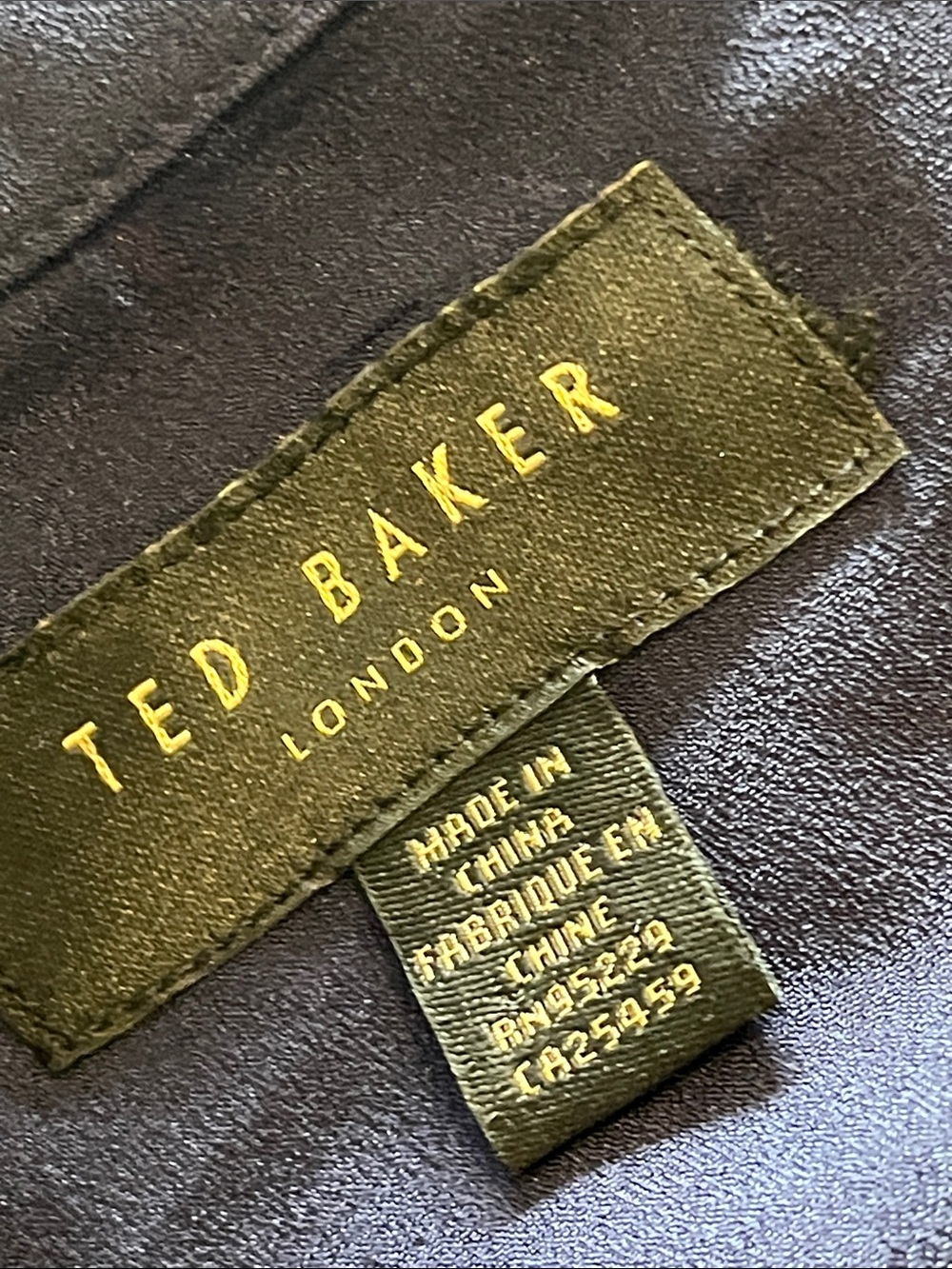 Ted Baker Navy Floral Wrap Midi Dress - Picture 7 of 10